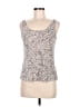 Alex Evenings Silver Sleeveless Top Size M - photo 1