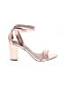 Madden Girl Gold Pink Sandals Size 8 1/2 - photo 1