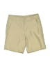 Unbranded 100% Polyester Solid Tan Khaki Shorts Size 6 - photo 1