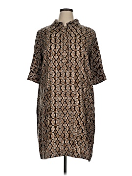 brown african print dresses African Print Dress Eziya main image 0
