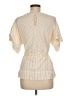 Mirth Ivory Short Sleeve Blouse Size M - photo 2