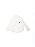 Mini Rodini 100% Cotton Solid White Long Sleeve Button-Down Shirt Size 80 cm / US 12-18 MO - photo 1