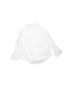 Mini Rodini 100% Cotton Solid White Long Sleeve Button-Down Shirt Size 80 cm / US 12-18 MO - photo 2
