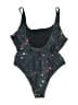 Assorted Brands Stars Black One Piece Swimsuit Size XL - photo 2