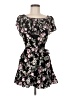 Three Days 100% Rayon Floral Black Cocktail Dress Size M - photo 1