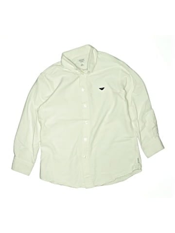 Armani Junior Long Sleeve Button-Down Shirt (view 1)