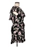 Three Days 100% Rayon Floral Black Cocktail Dress Size M - photo 4