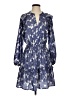 Current Air 100% Polyester Blue Casual Dress Size S - photo 1