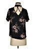 Sienna Sky Black Short Sleeve Blouse Size S - photo 1