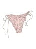 Zaful Floral Pink Swimsuit Bottoms Size XL - photo 1