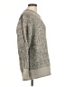 IRO 100% Wool Metallic Gray Cardigan Size Med (2) - photo 4