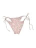 Zaful Floral Pink Swimsuit Bottoms Size XL - photo 2