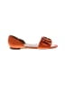 Talbots Color Block Orange Flats Size 10 - photo 1