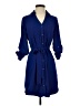 Express 100% Polyester Blue Casual Dress Size XS - photo 1