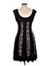 Connected Apparel Animal Print Black Cocktail Dress Size 12 (petite) - photo 2