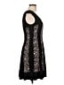 Connected Apparel Animal Print Black Cocktail Dress Size 12 (petite) - photo 4