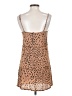 Auguste 100% Rayon Animal Print Tan Casual Dress Size 4 - photo 2