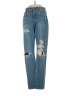 Levi's 100% Cotton Hearts Blue Jeans Size 24 waist - photo 1