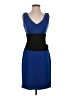 Ann Taylor Color Block Blue Cocktail Dress Size S - photo 1