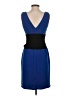 Ann Taylor Color Block Blue Cocktail Dress Size S - photo 2