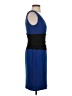 Ann Taylor Color Block Blue Cocktail Dress Size S - photo 4