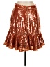 J.Crew 100% Polyester Metallic Brown Casual Skirt Size 2 - photo 2