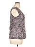 Aqua Blues Purple Short Sleeve Top Size 1X - photo 4