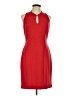 Elie Tahari Red Cocktail Dress Size 10 - photo 1