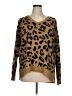 TCEC Animal Print Brown Pullover Sweater Size 1X (estimated) - photo 1