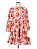 Zara Floral Tropical Orange Casual Dress Size S - photo 1