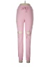 White Birch Hearts Pink Casual Pants Size L - photo 1