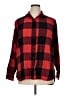 Old Navy 100% Cotton Plaid Red Long Sleeve Button-Down Shirt Size XL - photo 1
