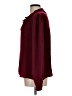 Gap 100% Polyester Burgundy Long Sleeve Blouse Size L - photo 5