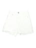 Zara Solid White Shorts Size 2 - photo 1
