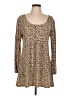 Monroe and Main Animal Print Tan Casual Dress Size L - photo 1