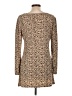 Monroe and Main Animal Print Tan Casual Dress Size L - photo 2