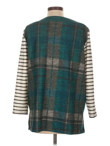 MULTIPLES 3/4 Sleeve Top (view 2)