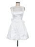 Unbranded 100% Polyester White Cocktail Dress Size 9 - photo 1