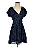 showpo 100% Polyester Polka Dots Blue Casual Dress Size 4 - photo 1