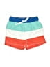 Hanna Andersson 100% Recycled Polyester Orange Board Shorts Size 6-12 mo - photo 1