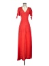 Express 100% Polyester Red Casual Dress Size 2 - photo 1
