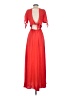Express 100% Polyester Red Casual Dress Size 2 - photo 2