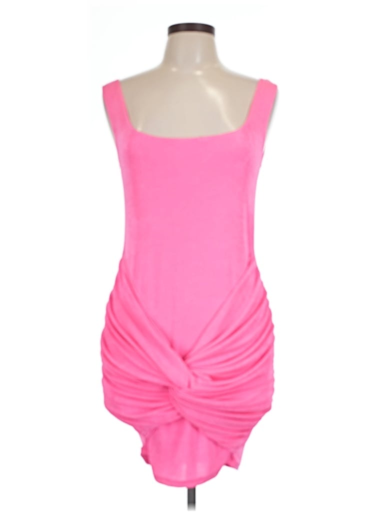 Pre-owned Prettylittlething Cocktail Dress In Pink