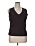 Caslon Brown Sleeveless Top Size XL - photo 1