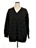 Anne Klein Polka Dots Black Pullover Sweater Size XL - photo 1