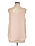 Calvin Klein 100% Polyester Pink Sleeveless Blouse Size L - photo 1