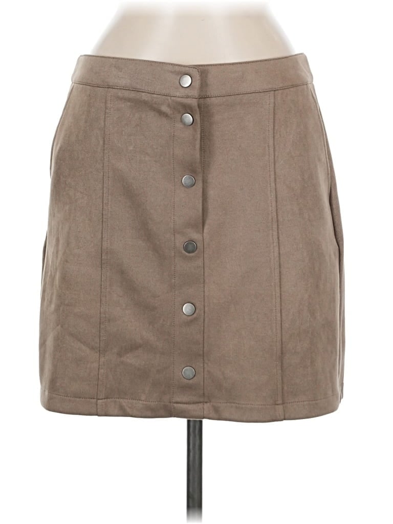 Pre-owned Assorted Brands Casual Skirt In Tan