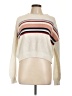 Ambiance Apparel Stripes Ivory Pullover Sweater Size L - photo 1