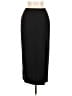 Valerie Stevens Solid Black Casual Skirt Size 10 (petite) - photo 1