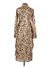 Koton 100% Polyester Animal Print Brown Casual Dress Size UK 6 / US 2 - photo 2